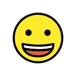 Grinning Face SVG Icon